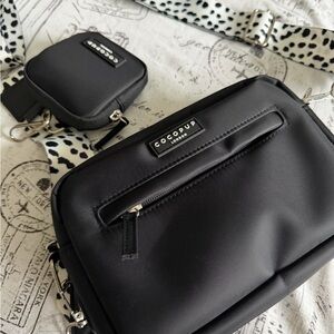 Cocopup London Black Crossbody Bag Set